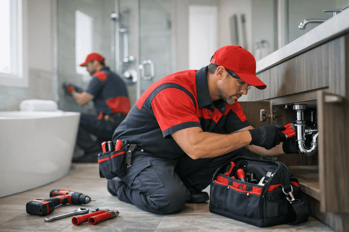 Bathroom Plumbing service by Escobar Plumbing