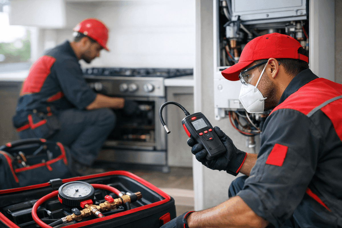Gas Safety Checks service by Escobar Plumbing