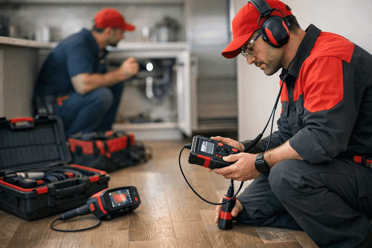Leak Detection service by Escobar Plumbing