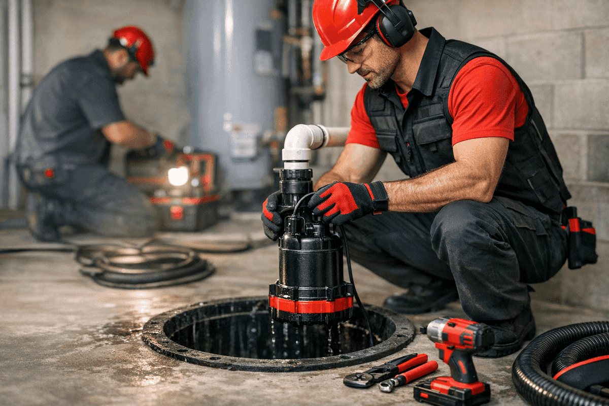 Sump Pump Repair service by Escobar Plumbing