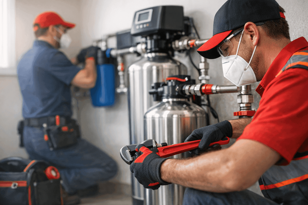 Water Filtration Systems service by Escobar Plumbing