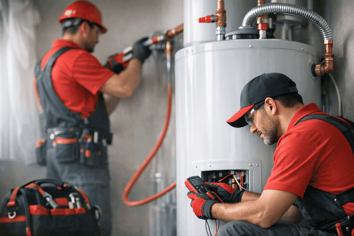 Water Heater Repair service by Escobar Plumbing